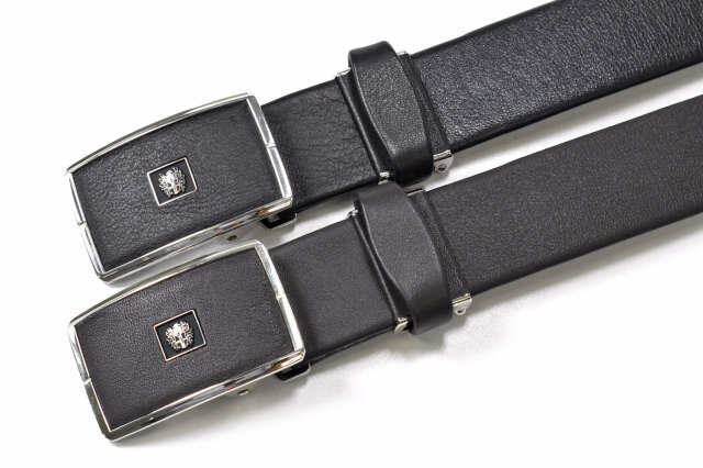 牛革　ビジネスベルト　スライドバックル式 「ダックス」 DB35710　イメージ画像