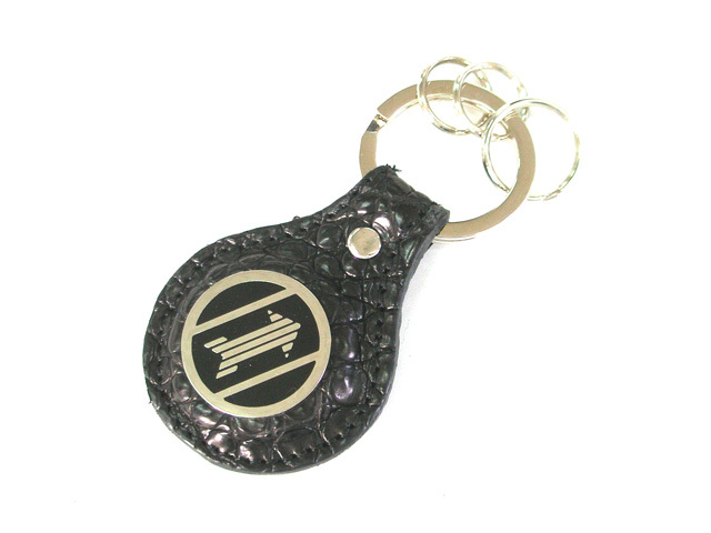 クロコダイル　キーホルダー　ブラック