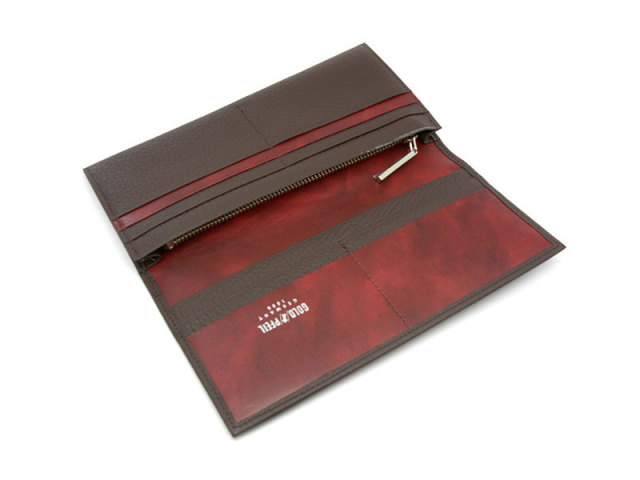 Superior（スペリオール） 長財布（小銭入れあり） 「ゴールドファイル