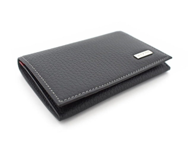 Superior（スペリオール） 名刺入れ 　「ゴールドファイル」　GP24485　ブラック　正面