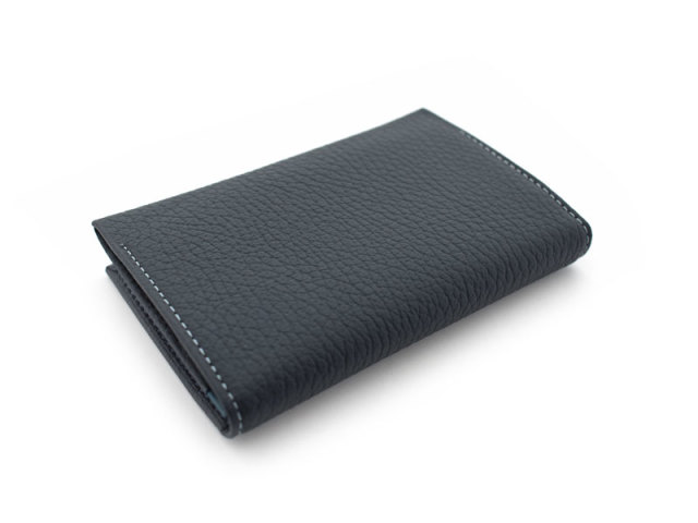 Superior（スペリオール） 名刺入れ 　「ゴールドファイル」　GP24485　ネイビー　裏面