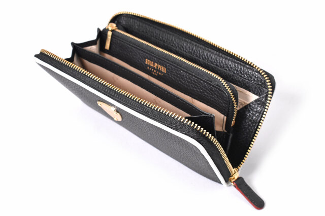 LINES（ラインズ） ラウンドファスナー長財布 「ゴールドファイル