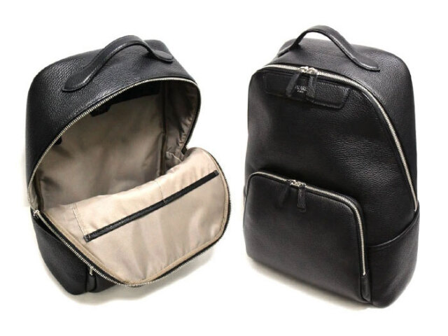 フルイタリアンレザーバッグ　バッグパック（リュック） 「プレリーギンザ」 NA55260　ブラック　商品特徴