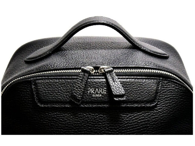 フルイタリアンレザーバッグ　バッグパック（リュック） 「プレリーギンザ」 NA55260　ブラック　天井