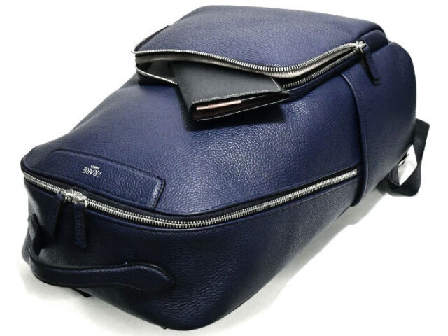 フルイタリアンレザーバッグ　バッグパック（リュック） 「プレリーギンザ」 NA55260　ネイビー　商品特徴