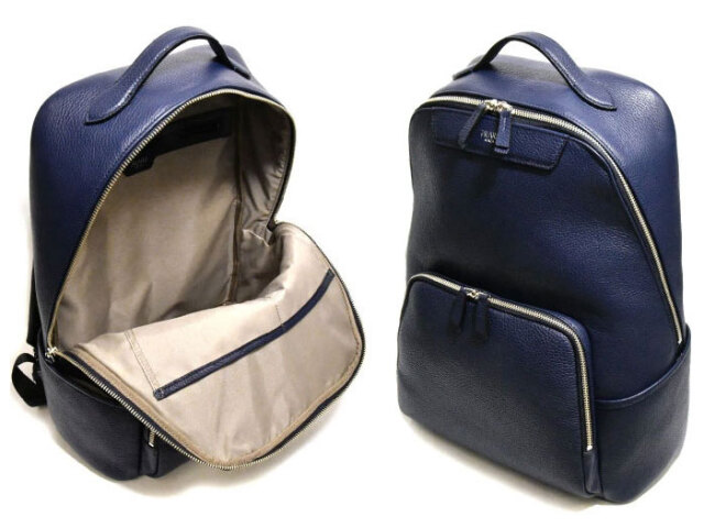 フルイタリアンレザーバッグ　バッグパック（リュック） 「プレリーギンザ」 NA55260　ネイビー　商品特徴