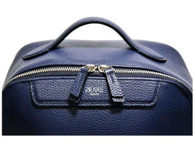 フルイタリアンレザーバッグ　バッグパック（リュック） 「プレリーギンザ」 NA55260　ネイビー　天井