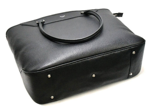 フルイタリアンレザーバッグ　トートバッグ 「プレリーギンザ」 NA55370　ブラック　底面