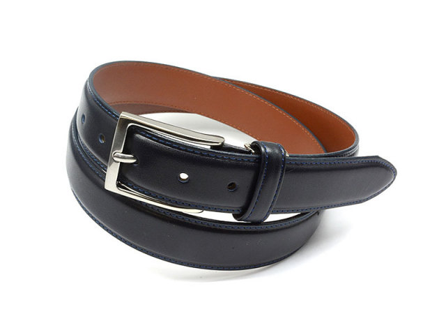 ベルト 30mm幅 ピン式 「プレリーギンザ」 NB13770 コン　正面