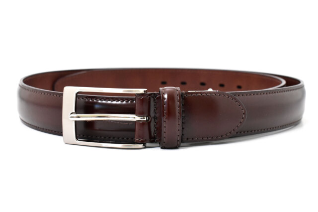 コードバン　ロングベルト　「プレリーギンザ」　NB14922　バーガンディ　正面