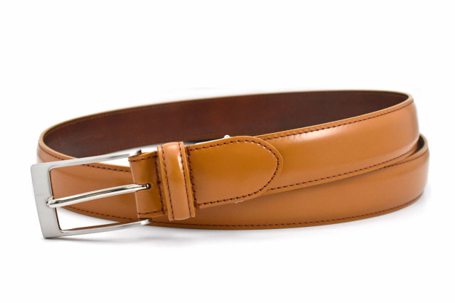 コードバン　ロングベルト　「プレリーギンザ」　NB14922　チャ　正面