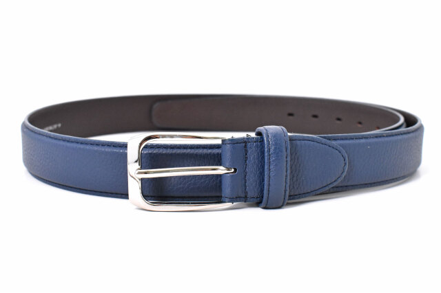 KOBE LEATHER（神戸レザー） ベルト 「プレリーギンザ」 NB18280 コン　正面