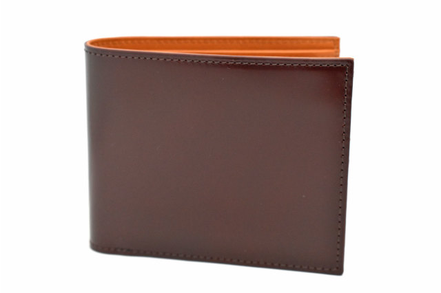 CORDOVAN1957(コードバン1957） 二つ折り財布（小銭入れあり） 「プレリー1957」 NP12223 チョコ 正面
