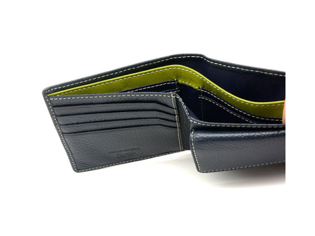 ItalianDeerskin （イタリアンディア） 二つ折り財布（小銭入れあり） 「プレリー1957」 NP17112 コン　特徴