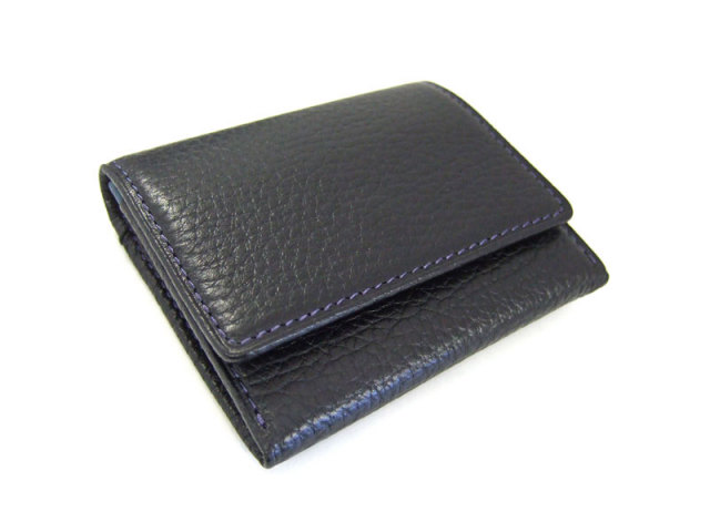 ItalianDeerskin （イタリアンディア） 小銭入れ 「プレリー1957」 NP17660 クロ　正面