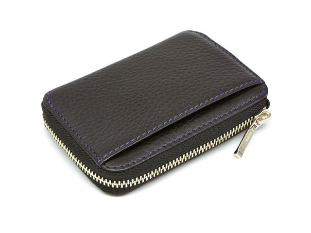 ItalianDeerskin （イタリアンディア） ファスナー小銭入れ 「プレリー