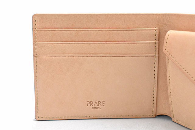 ナチュラルコードバン　スマートコンパクト　二つ折り財布（小銭入れあり） 「プレリーギンザ」　NP47724　商品特徴