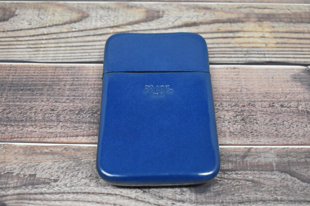 Artigiano（アルチジャーノ）　カードケース　 「プレリーギンザ」　NP72413 ブルー　裏面