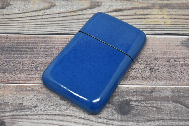 Artigiano（アルチジャーノ）　カードケース　 「プレリーギンザ」　NP72413 ブルー　正面