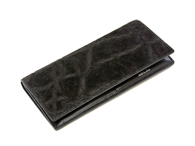 GINZAエレファント　長財布（小銭入れあり）　「プレリーギンザ」　NPM1040　クロ　正面