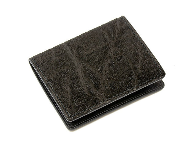 GINZAエレファント　小銭入れ　「プレリーギンザ」　NPM1313　クロ　正面