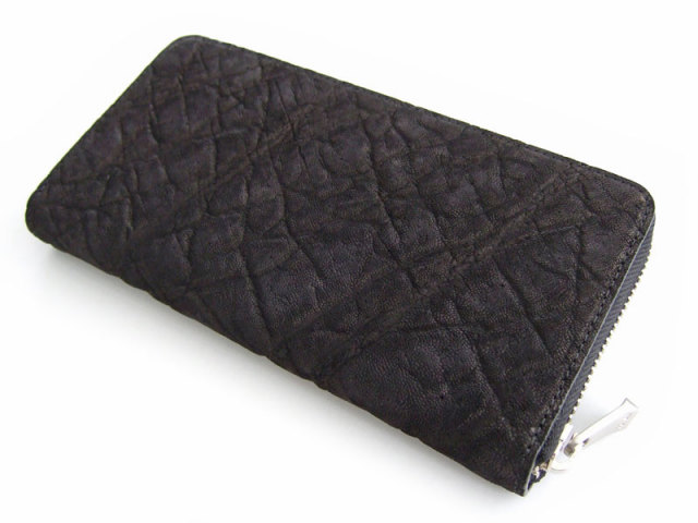 GINZAエレファント　ラウンドファスナー長財布　「プレリーギンザ」　NPM1550　クロ　裏面