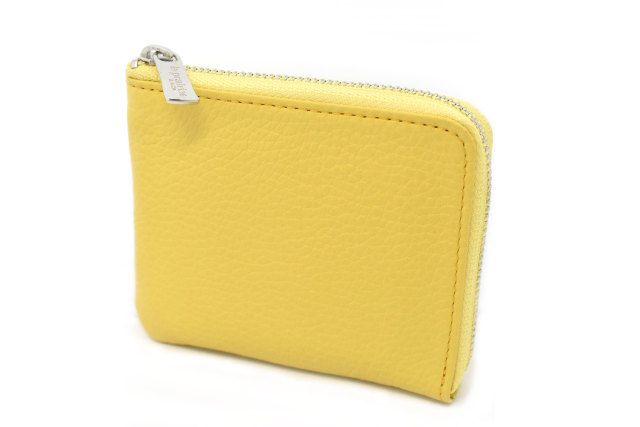 Comodity（コモディティ） コンパクト財布  「ル・プレリーギンザ」 NPS5660　イエロー　正面