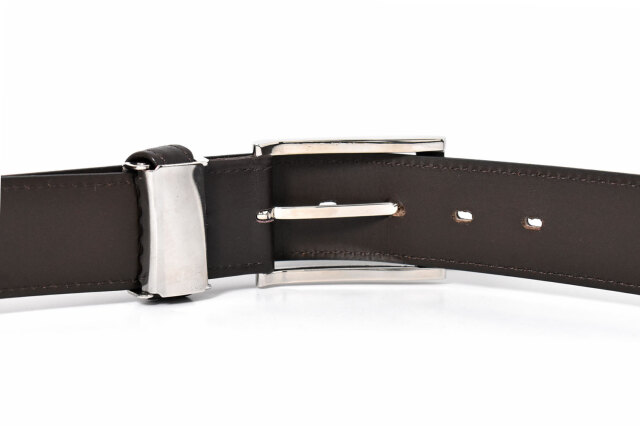仔牛革　ビジネスベルト 「ダックス」 DB33910　ブラック　裏面