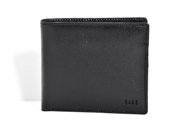 Classic（クラシック） 二つ折り財布（小銭入れあり）  「DAKSダックス」　DP34314 ブラック 正面