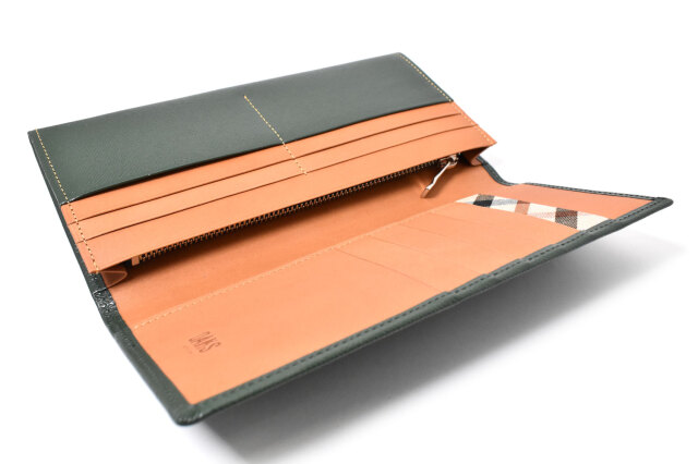 Luster（ラスター） 長財布（小銭入れあり）  「DAKSダックス」　DP35020　グリーン　内作り