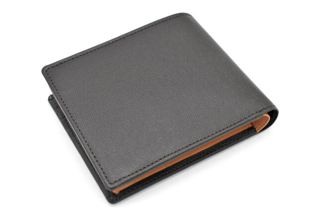 Luster（ラスター） 二つ折り財布（小銭入れあり）  「DAKSダックス」　DP35118　ダークブラウン　裏面