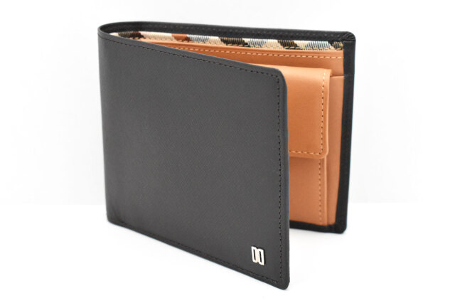 Luster(ラスター) 二つ折り財布(小銭入れあり) 「DAKSダックス」 DP35118 ダークブラウン 正面