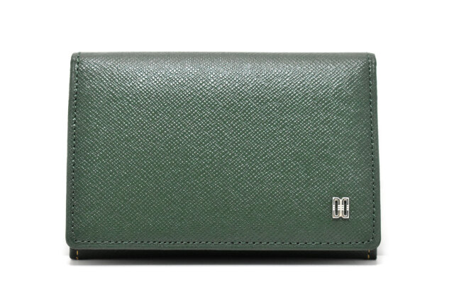 Luster（ラスター） 名刺入れ  「DAKSダックス」　DP35310　グリーン　正面