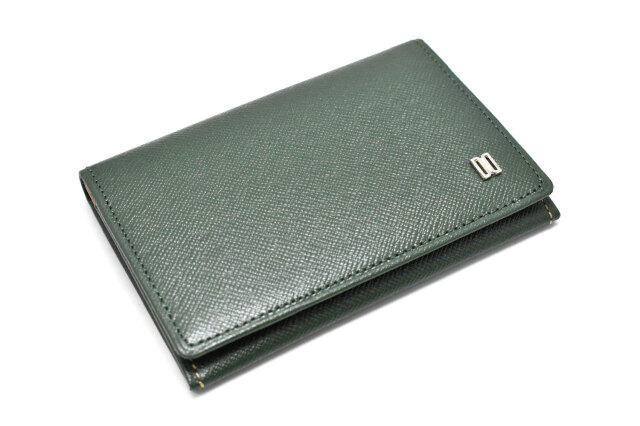 Luster（ラスター） 名刺入れ  「DAKSダックス」　DP35310　グリーン　正面
