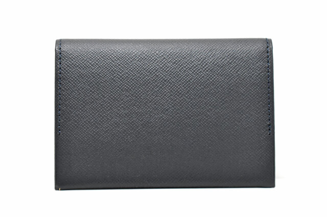 Luster（ラスター） 名刺入れ  「DAKSダックス」　DP35310　ネイビー　裏面