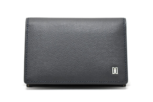 Luster（ラスター） 名刺入れ  「DAKSダックス」　DP35310　ネイビー　正面