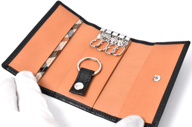 Luster（ラスター） キーケース  「DAKSダックス」　DP35810　ブラック　内作り