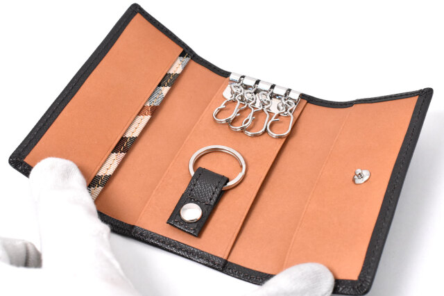 Luster（ラスター） キーケース  「DAKSダックス」　DP35810　ダークブラウン　内作り