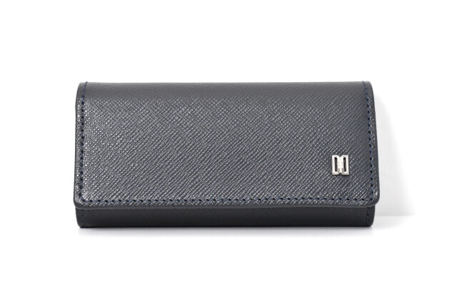Luster（ラスター） キーケース  「DAKSダックス」　DP35810　ネイビー　正面