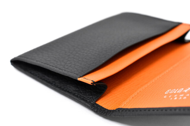 スペリオール170th Anniversary 名刺入れ 「ゴールドファイル」 GP24485　ブラック／オレンジ　商品特徴