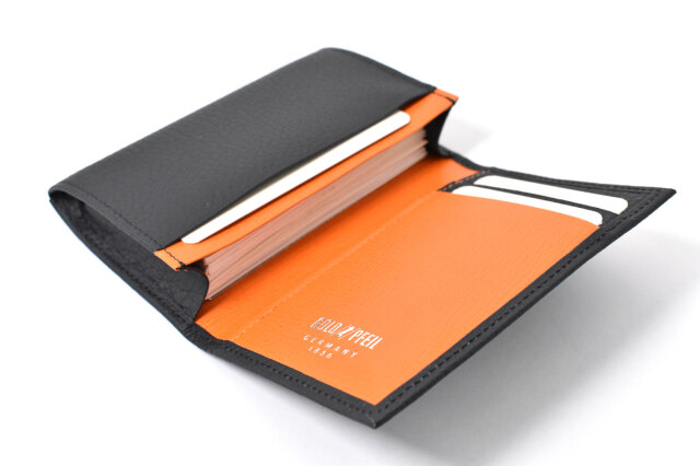 スペリオール170th Anniversary 名刺入れ 「ゴールドファイル」 GP24485　ブラック／オレンジ　商品特徴