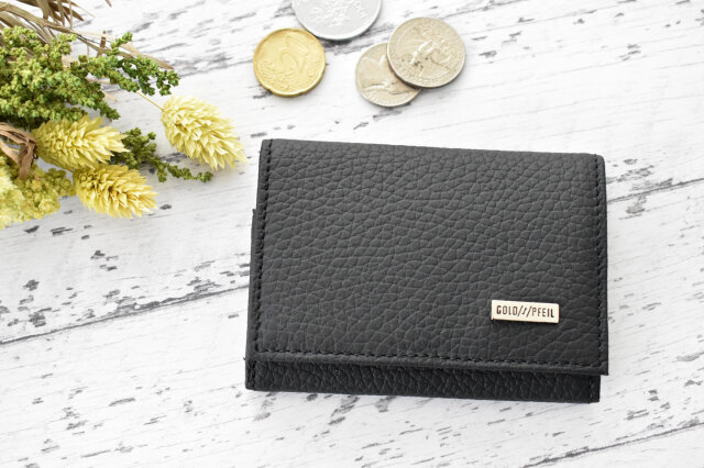 スペリオール170th Anniversary 小銭入れ 「ゴールドファイル」 GP24570　ブラック／オレンジ　イメージ画像