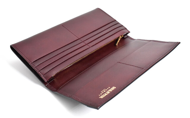 OXFORD CLASSIC（オックスフォード・クラシック） 長財布 「ゴールドファイル」 GP26228 バーガンディ 内作り