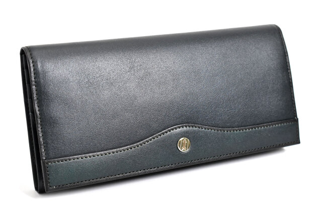 OXFORD CLASSIC（オックスフォード・クラシック） 長財布 「ゴールドファイル」 GP26228 グリーン 正面