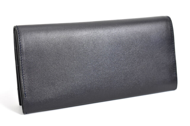 OXFORD CLASSIC（オックスフォード・クラシック） 長財布 「ゴールドファイル」 GP26228 ネイビー 裏面