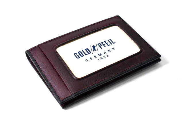 OXFORD CLASSIC（オックスフォードクラシック） パスケース 「ゴールドファイル」 GP27114 バーガンディ 裏面