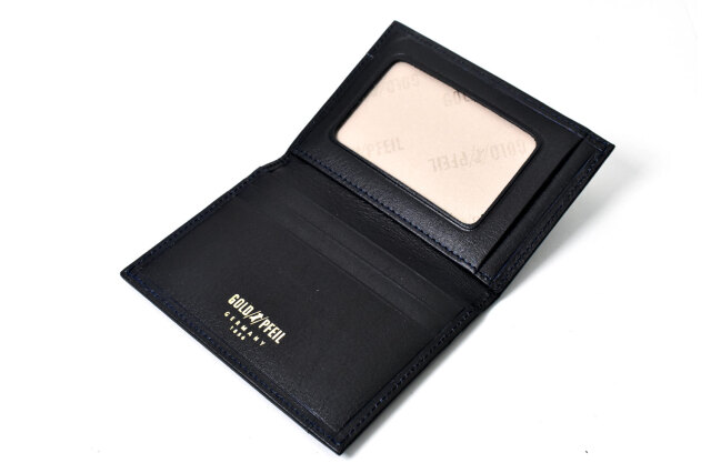 OXFORD CLASSIC（オックスフォードクラシック） パスケース 「ゴールドファイル」 GP27114 ネイビー 内作り