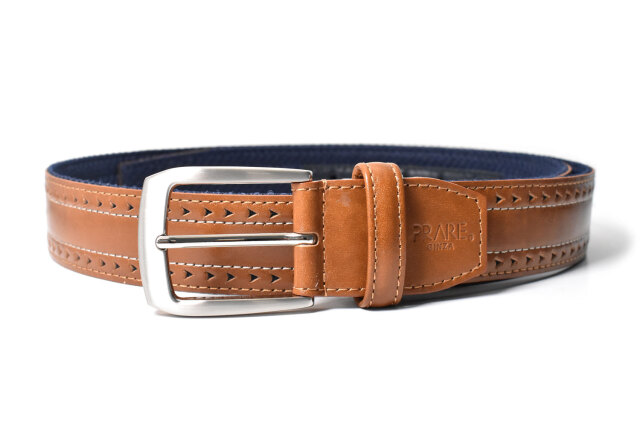 Cool Mesh（クールメッシュ）牛革 メンズ カジュアルベルト 35mm幅