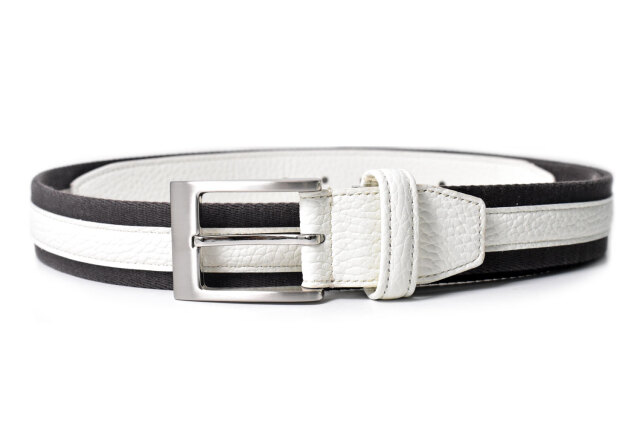 牛革付属 メンズ リバーシブルカジュアルベルト  「プレリートラディショナルファクトリー 」 NB48660　ダークブラウン　正面