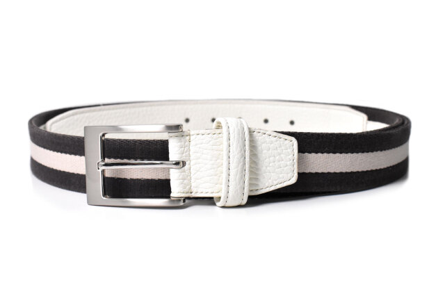 牛革付属 メンズ リバーシブルカジュアルベルト  「プレリートラディショナルファクトリー 」 NB48660　ダークブラウン　正面